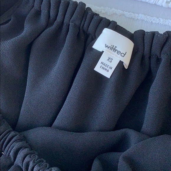 Wilfred Free black off shoulder blouse - Picture 2 of 2